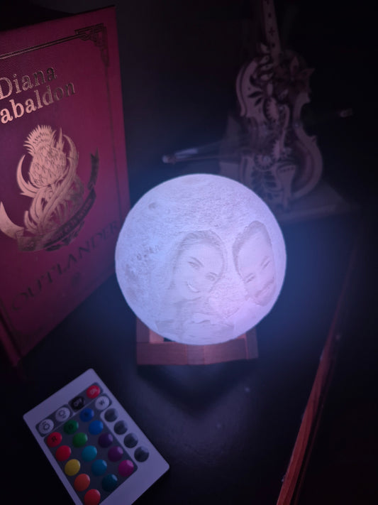 Lampe Lune personnalisation photo