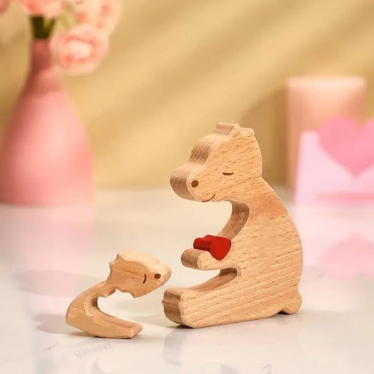 Puzzle 2 personnes famille ours personnalisables