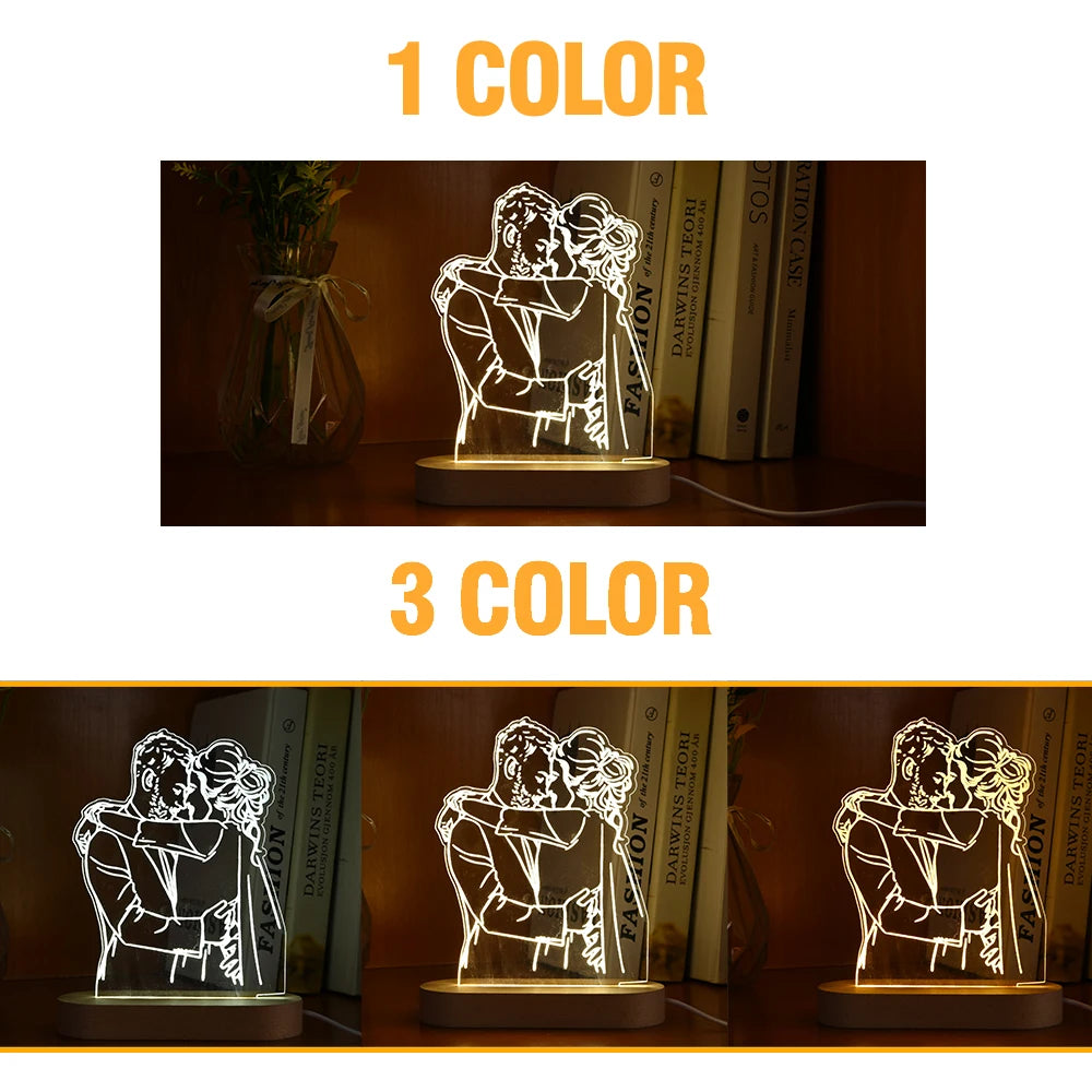 Couleurs LED lampe Personnalisable photo
