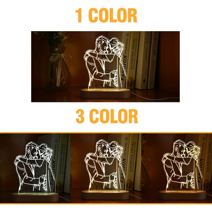 Couleurs LED lampe Personnalisable photo